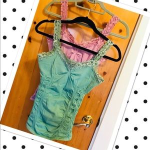 M. Rena lace trim cami bundle, OS